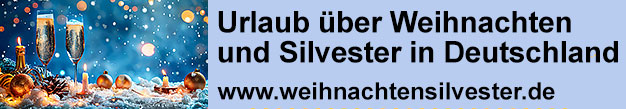 Urlaub über Weihnachten und Silvester in Deutschland, Weihnachtsurlaub.de